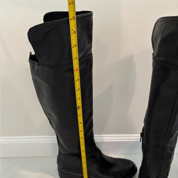 Black Leather Knee-High Boots Nine West size 8.5 - Picture 9 of 9